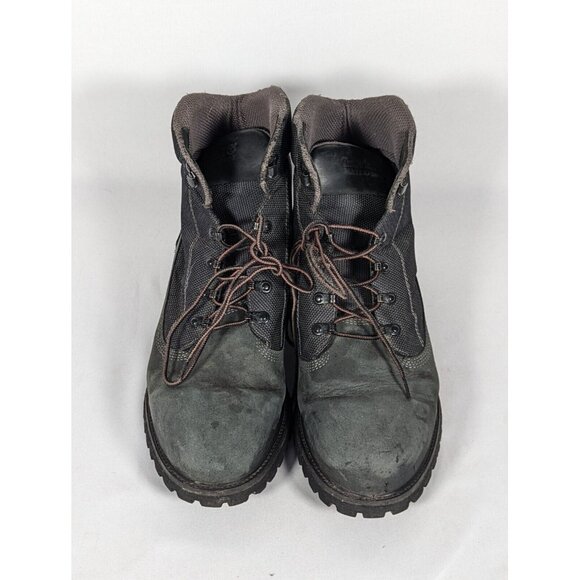 Timberland Mens Premium Boots 6 in Waterproof Nubuck Gray 12M main image 6